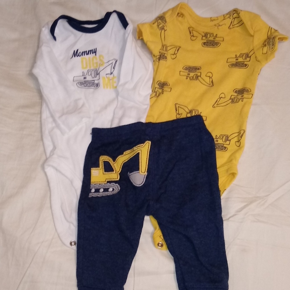 Carter's Digger Outfit Set